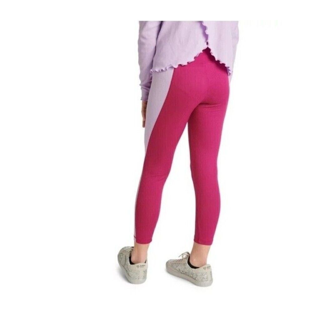 Justice Leggings For Girls Medium (10) Color Raspberry Radiance - Picture 2 of 16